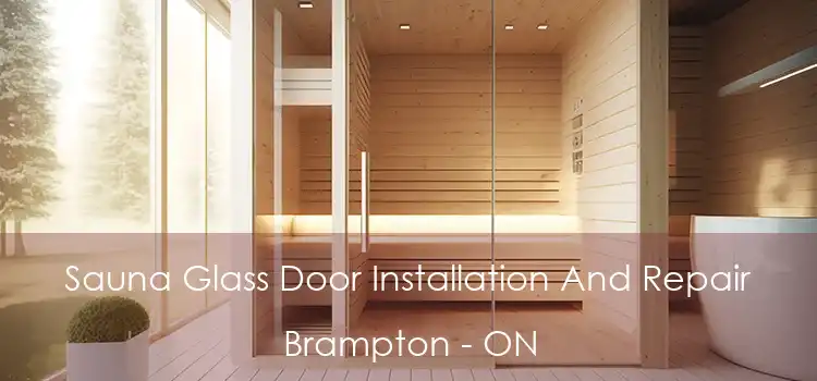 Sauna Glass Door Installation And Repair Brampton - ON